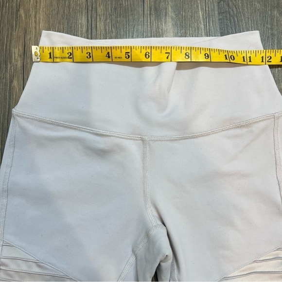 Alo High Waist Motto Leggings Light Gray Size S - Picture 10 of 11